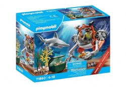 PLAYMOBIL ACTION HEROES - PROMO PACKS CHASSE AU TRÉSOR AVEC SOUS-MARIN  #71860